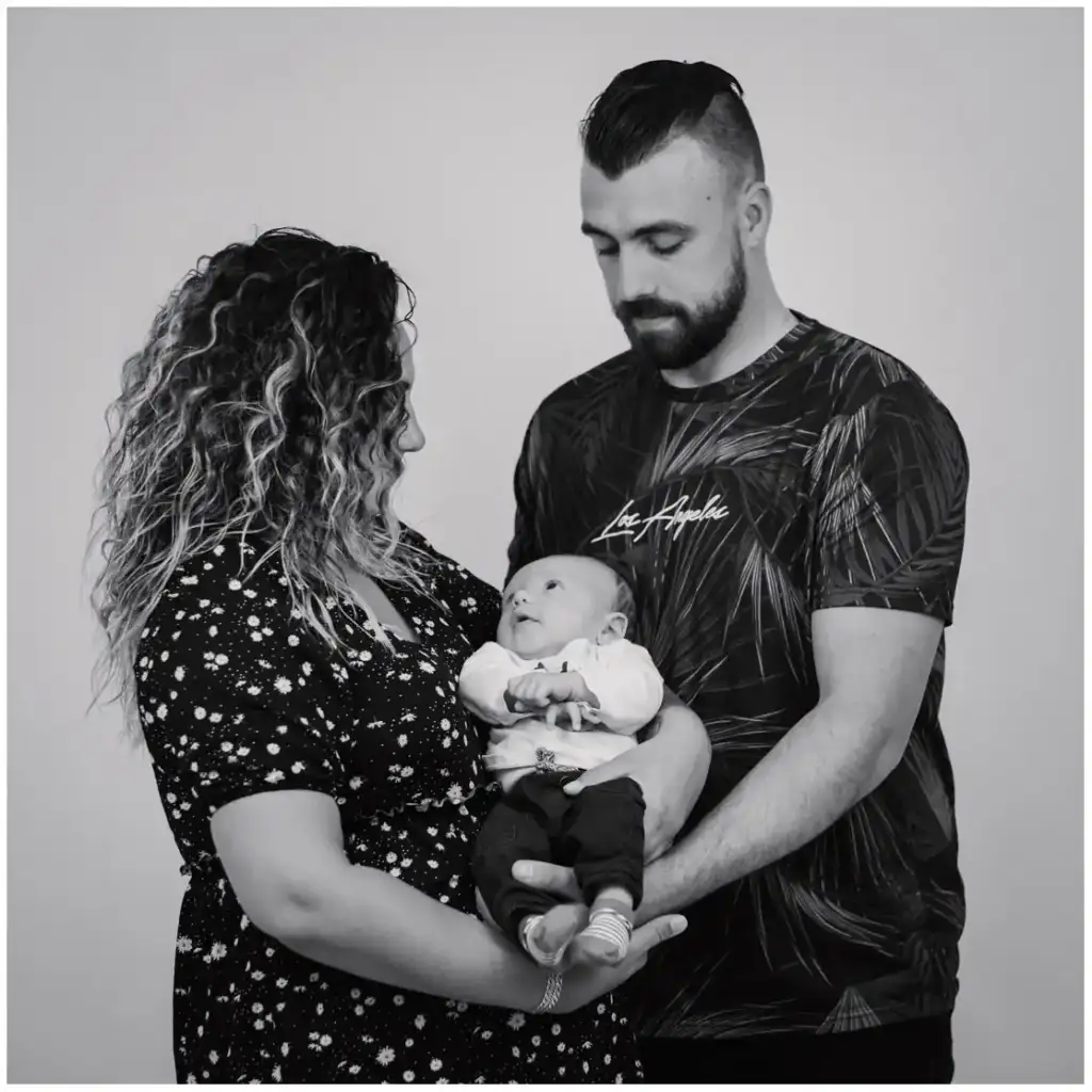 Photographe bébé proche de Lille pour un shooting naissance en studio