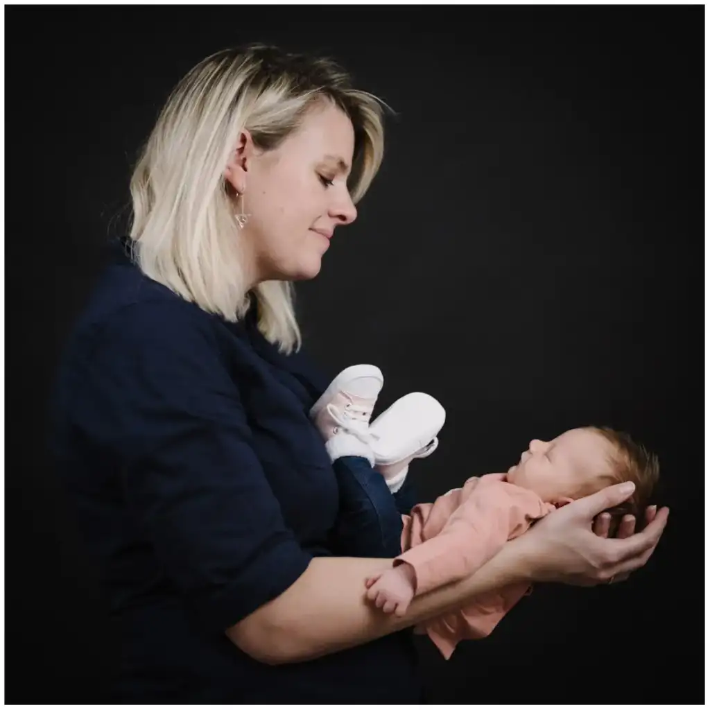 Photographe bébé près de Lille - portraits naissance en studio