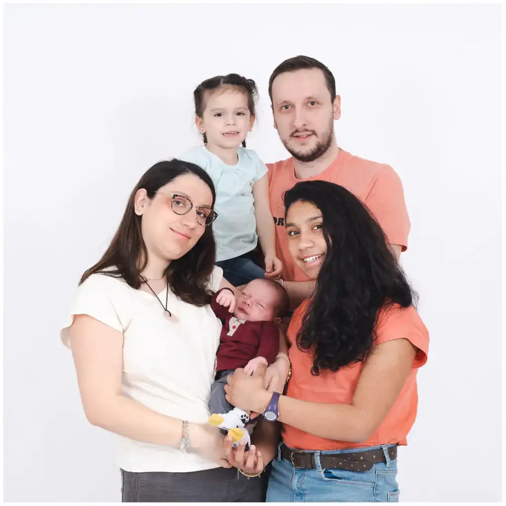 Séance photo bébé en famille près de Lille